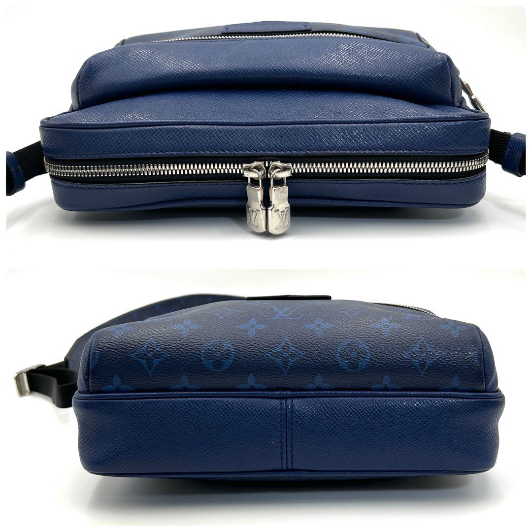 【美品】ルイヴィトン タイガラマ アウトドアメッセンジャー ショルダーバッグ 青