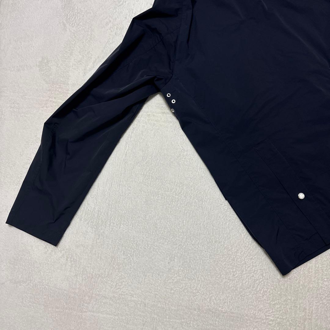 美品 マッキントッシュロンドン マウンテンパーカー 42 ネイビー 撥水 ジップ