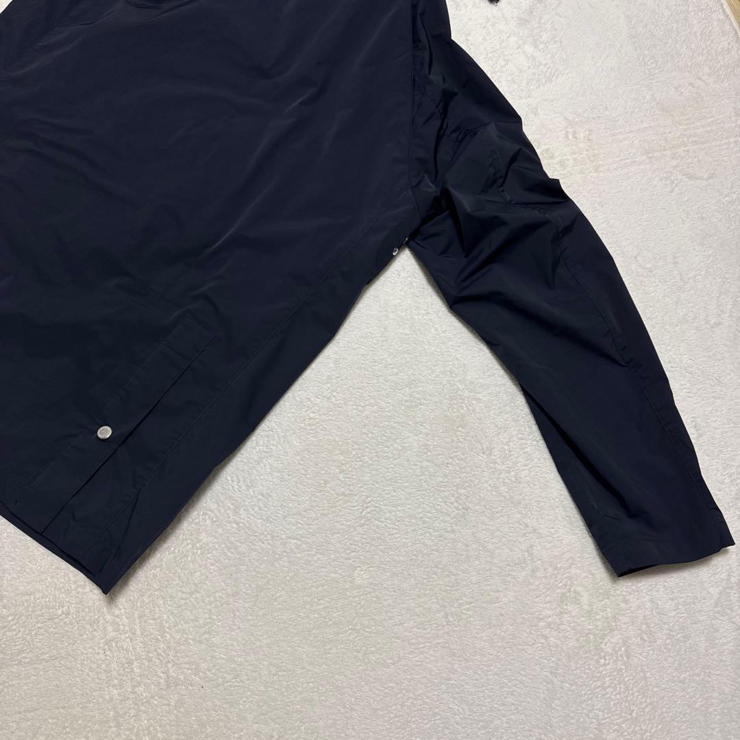 美品 マッキントッシュロンドン マウンテンパーカー 42 ネイビー 撥水 ジップ