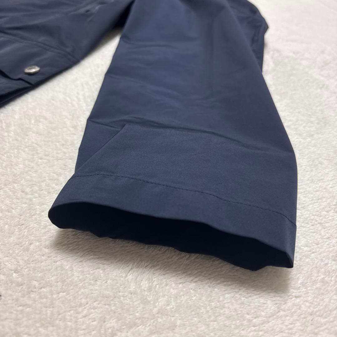 美品 マッキントッシュロンドン マウンテンパーカー 42 ネイビー 撥水 ジップ