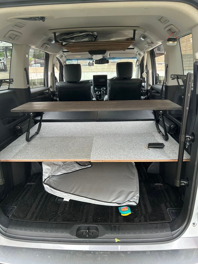 デリカD5 車内棚　テーブル　車中泊