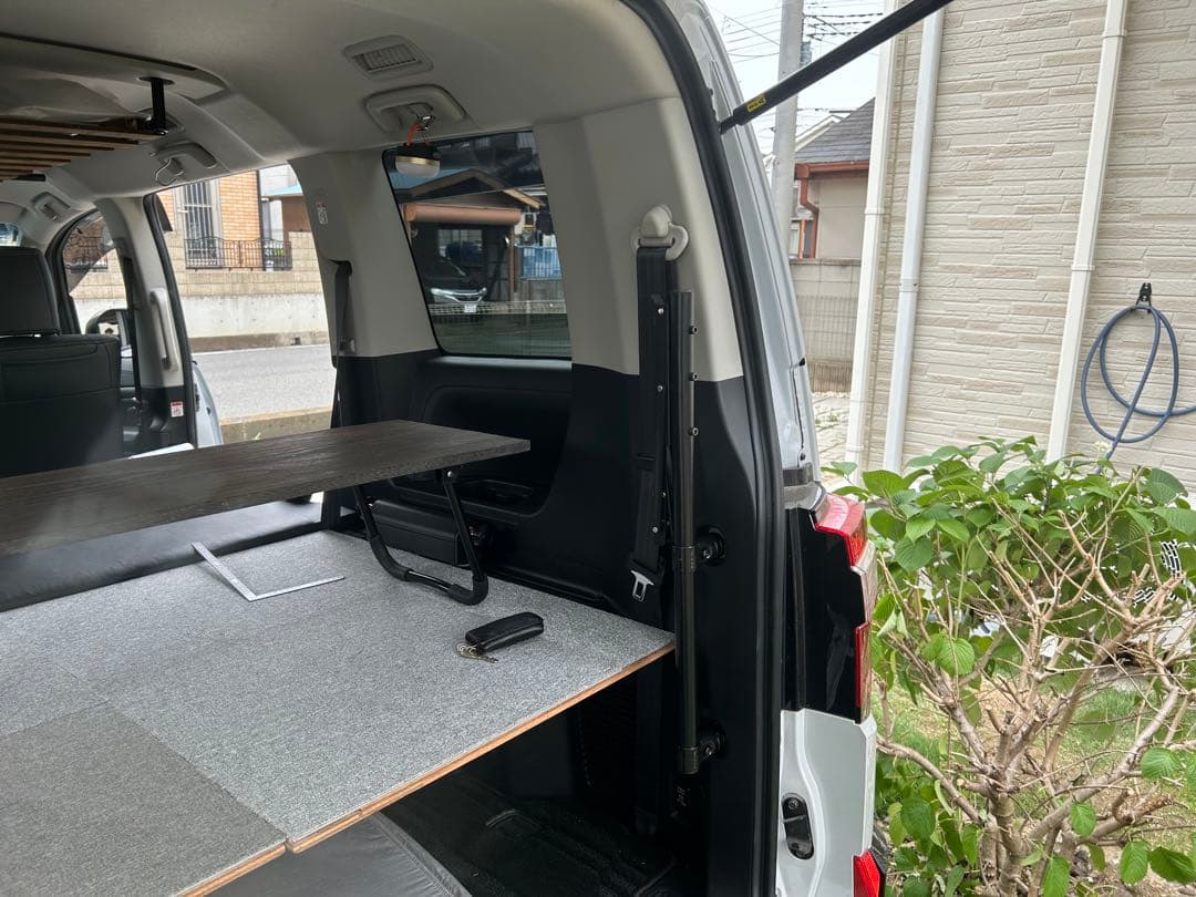 デリカD5 車内棚　テーブル　車中泊