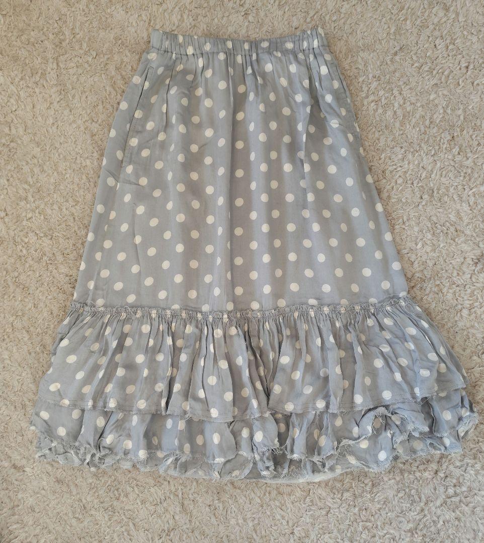 【人気】トリココムデギャルソン　ドットスカート　フリー　雑誌掲載品　水玉