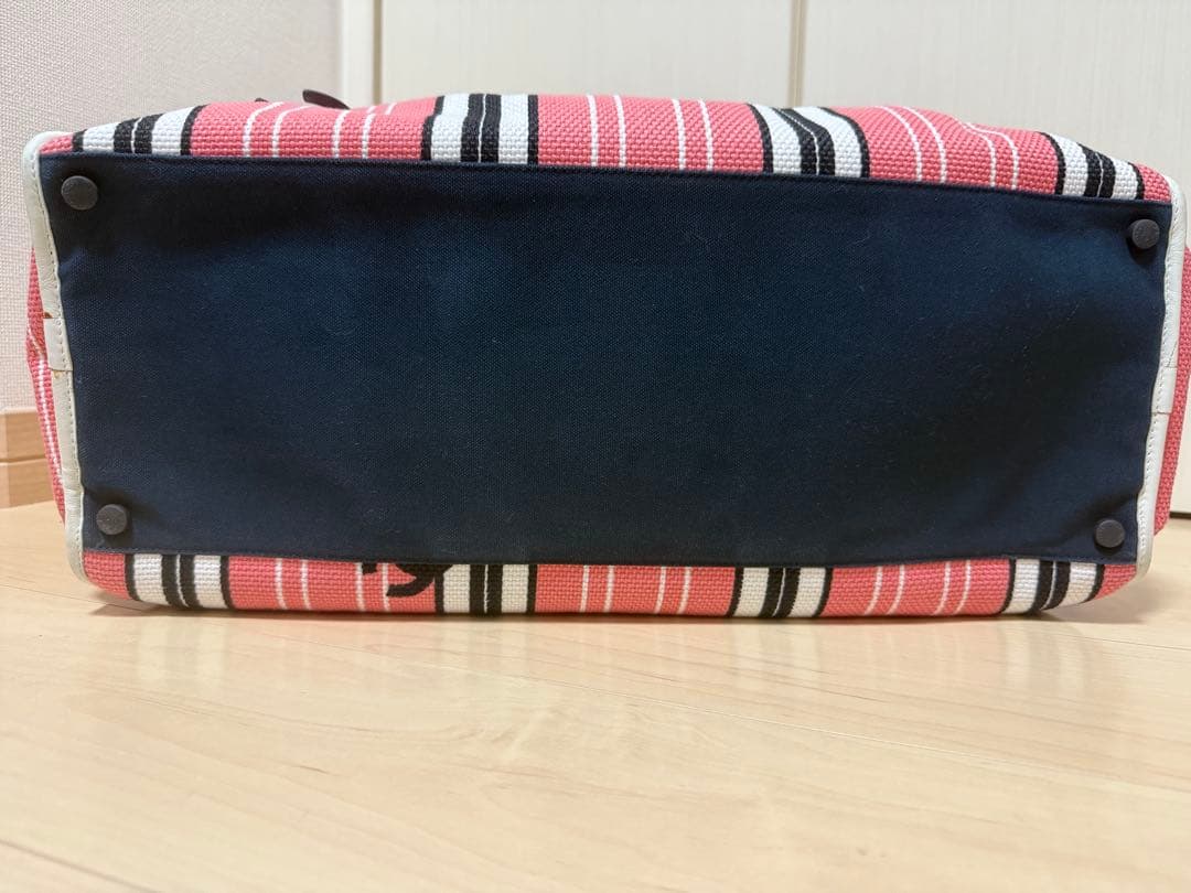 CHANEL クルーズラインボストンバッグ　キャンバスピンク