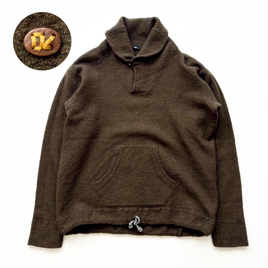 美品✨45R アルル縮絨の908ショールプルオーバー