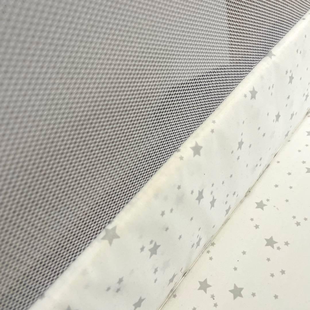 ベビーベッド　HZDMJ 高さ調節可　コンパクト　折り畳み　ゆりかご