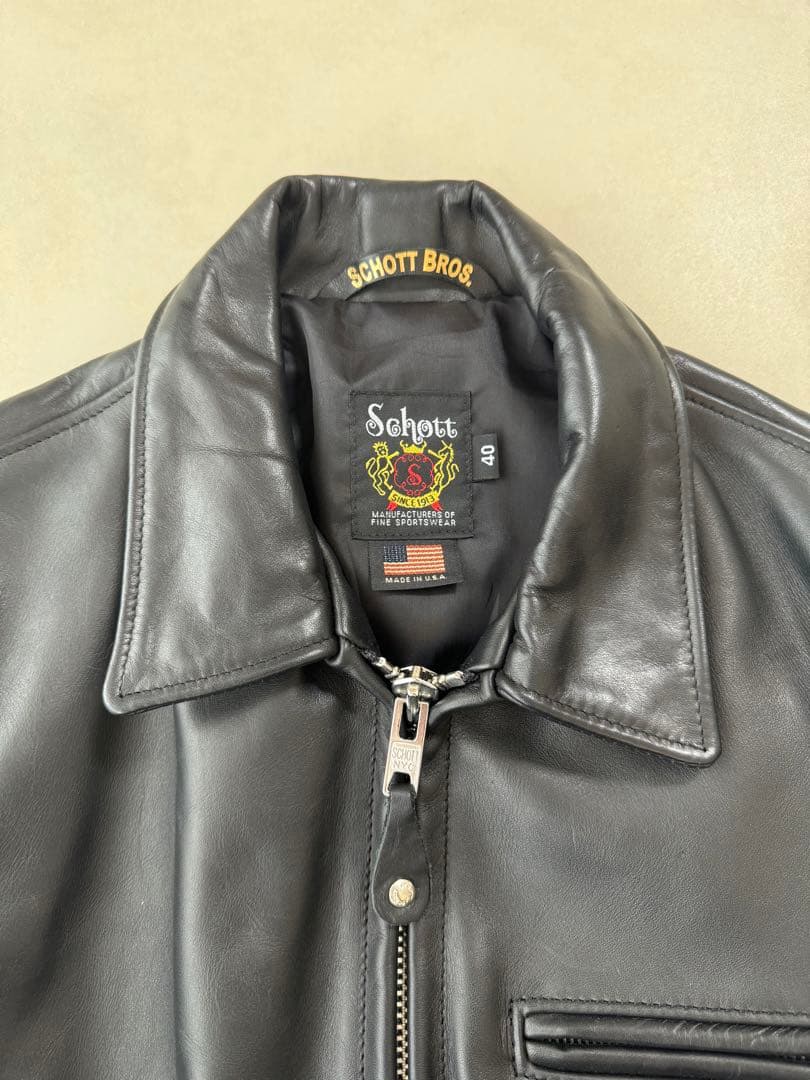 極美品 Schott 103 US TRUCKER JACKET