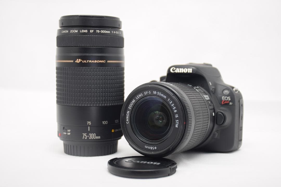 ダブルレンズセット✨Canon EOS Kiss X7✨手振れ補正＆超望遠✨小型