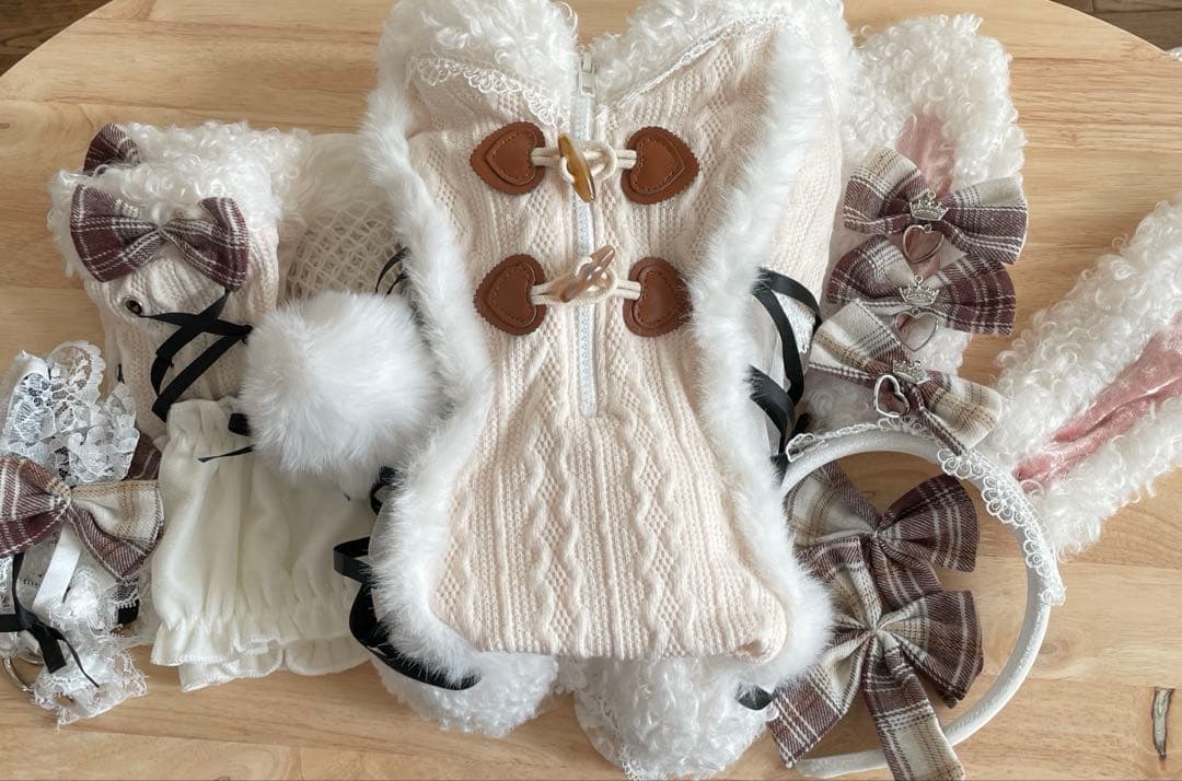 マリームーン　メルトニットバニー(ホワイト/Sサイズ)