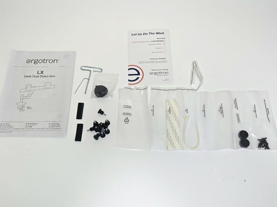 ERGOTRON デュアルモニターアームLX
