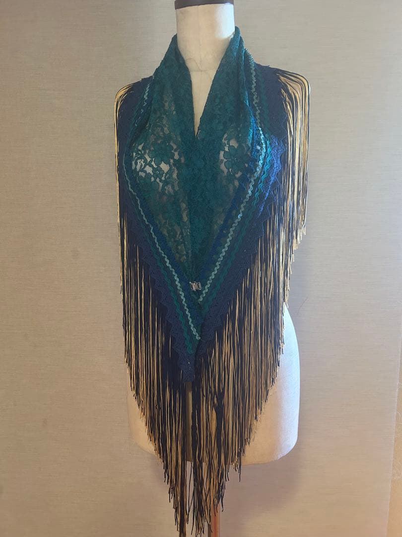 新作＊ピーコックグリーン　フラメンコ衣装シージョ新品未使用