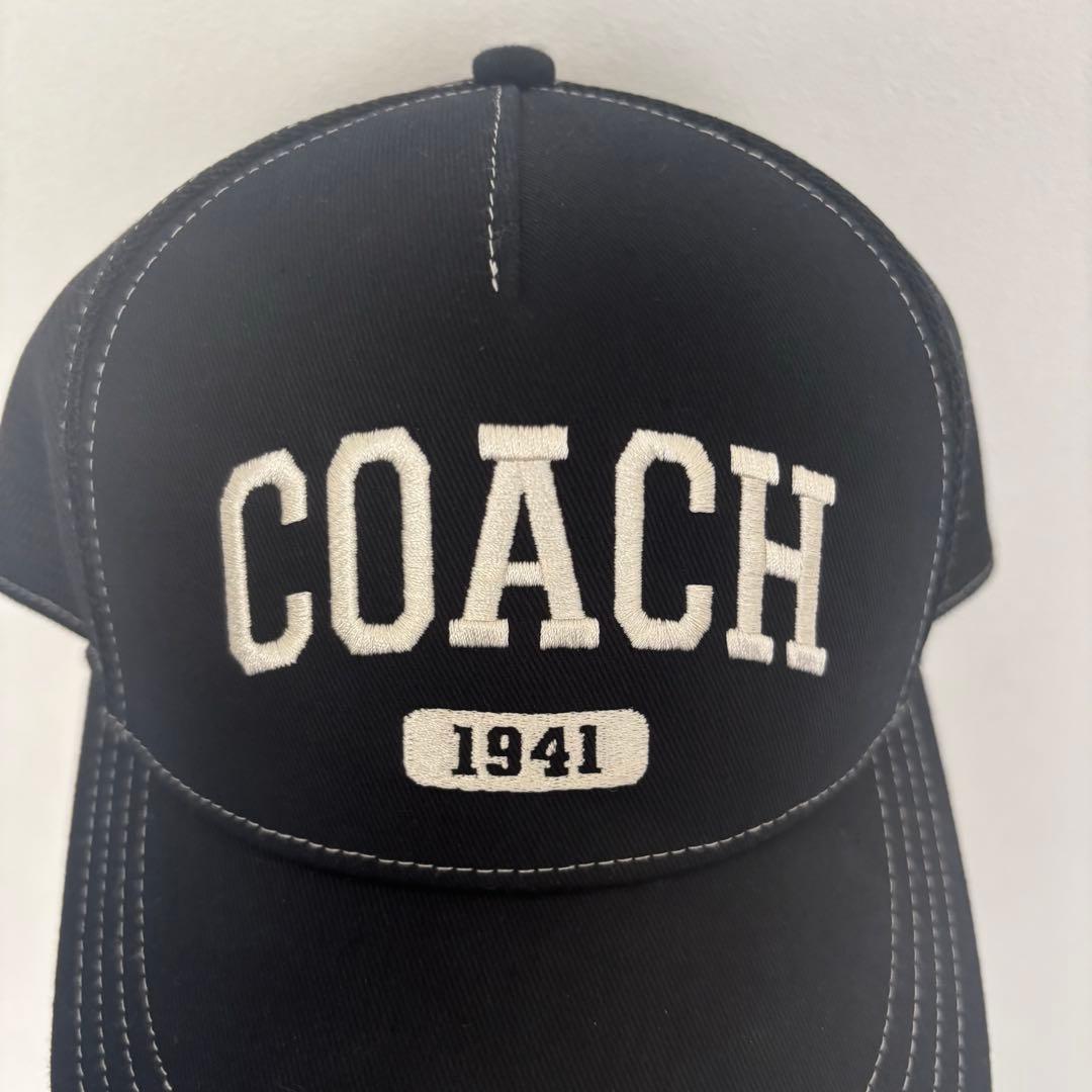 COACH メッシュキャップ 黒