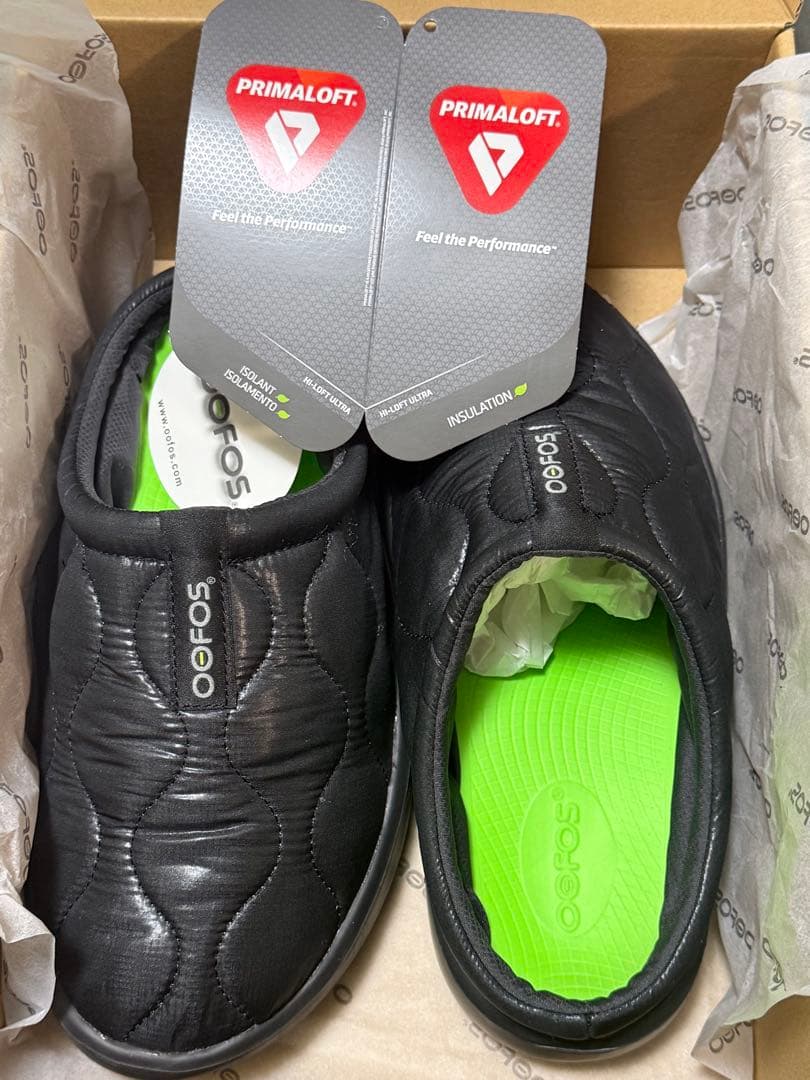 ゲリラセール！OOFOS レディース サンダル ブラック 7