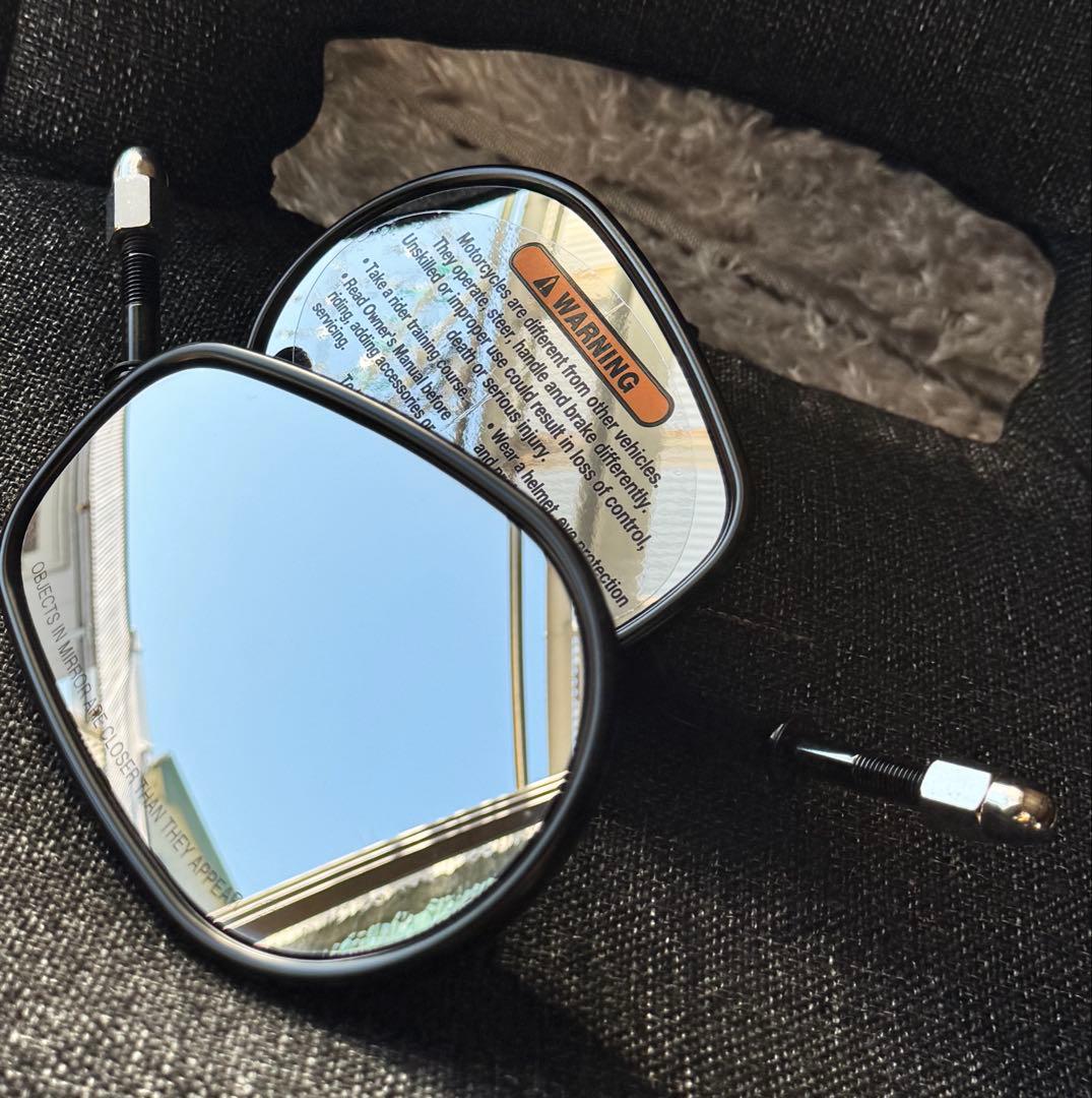 ハーレー純正ミラー ブラック　FXLRST 新車外し