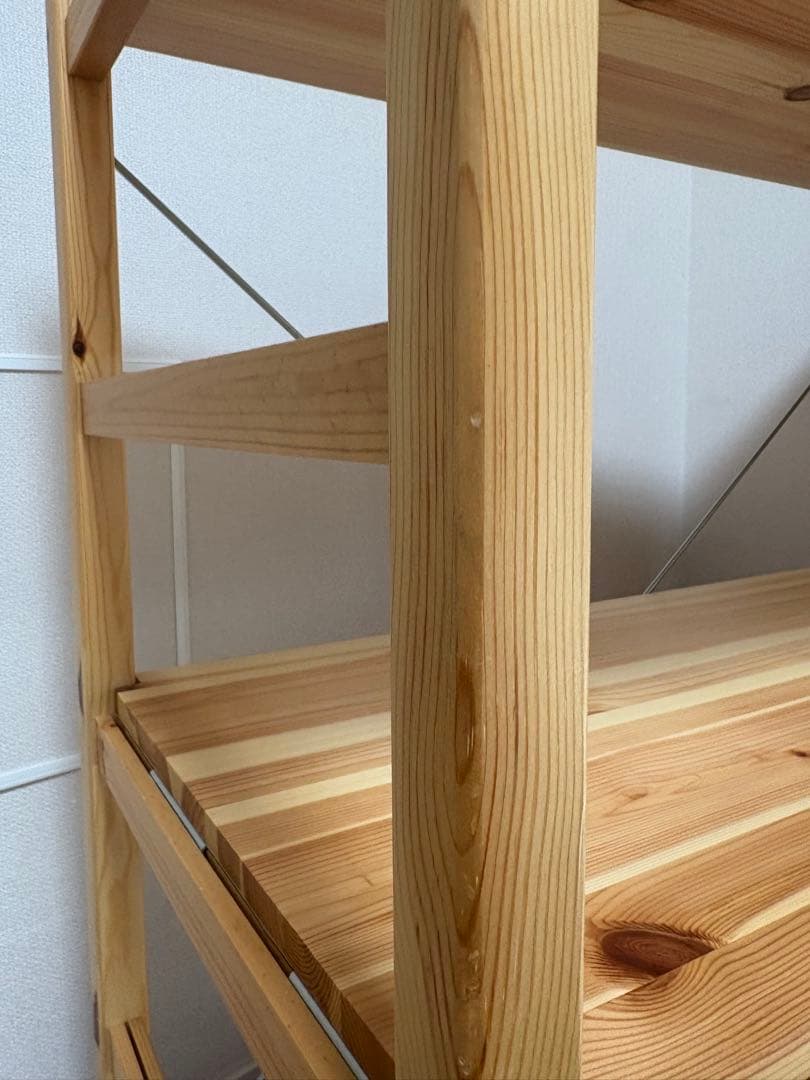 無印良品　パイン材ユニットシェルフ　中　幅86×奥行39×高さ83cm