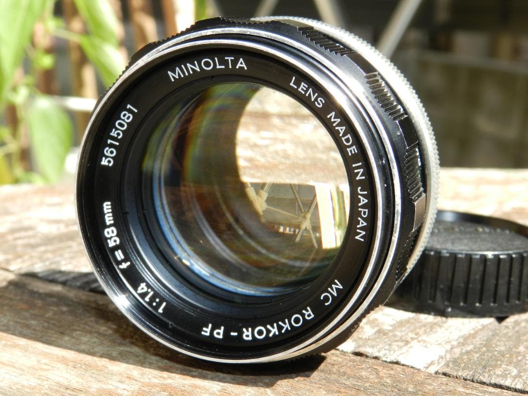 即撮影可　MINOLTA MC ROKKOR-PF 58mm f/1.4