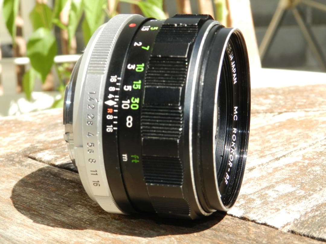 即撮影可　MINOLTA MC ROKKOR-PF 58mm f/1.4