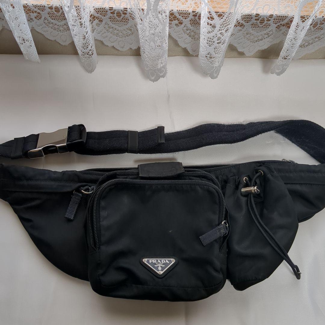 PRADA ボディバッグ ブラック★ジャンク品