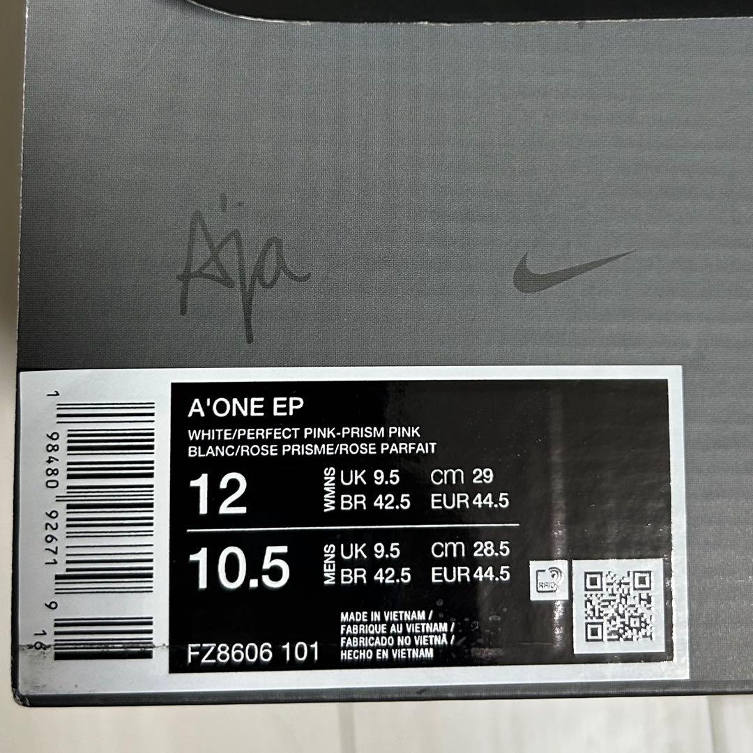 Nike ナイキバスケットボールシューズ ピンク/ホワイト