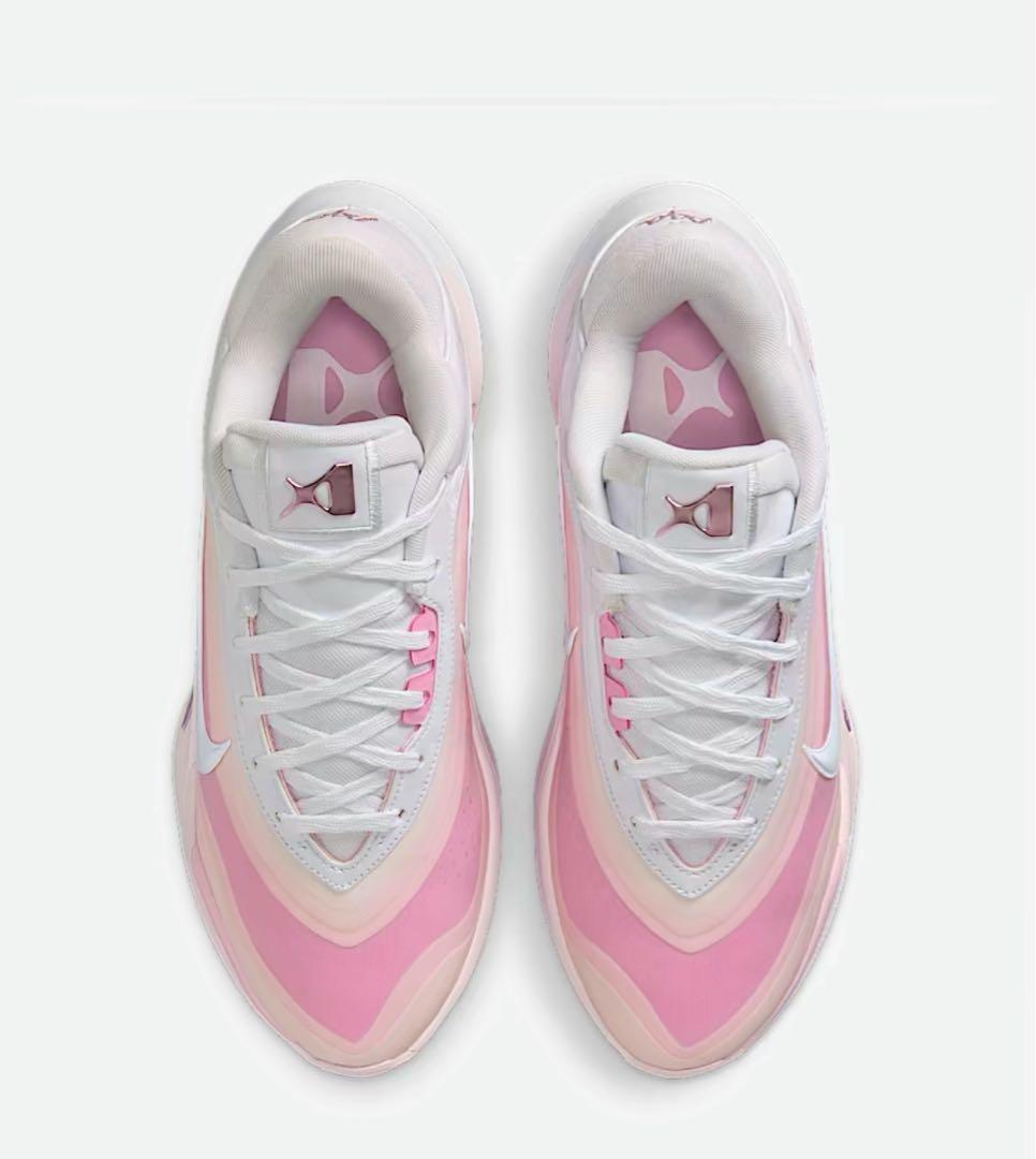Nike ナイキバスケットボールシューズ ピンク/ホワイト