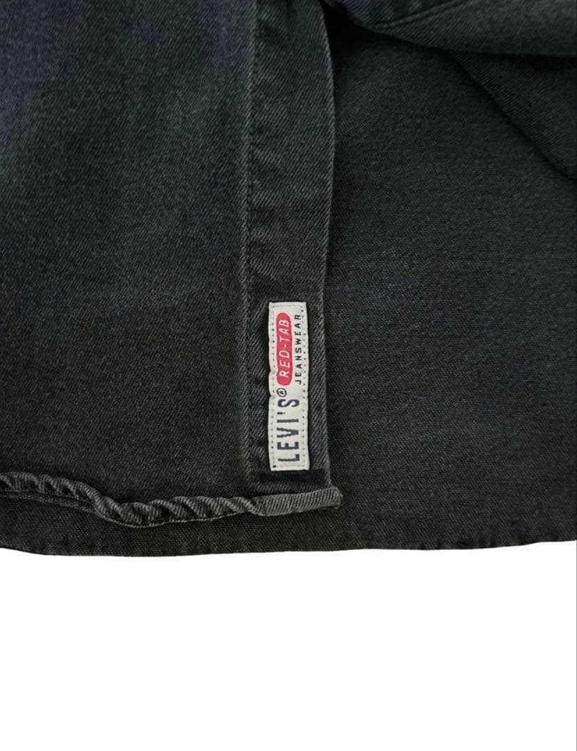 【希少】90s LEVI’S RED TAB ブラックデニムシャツ Mサイズ