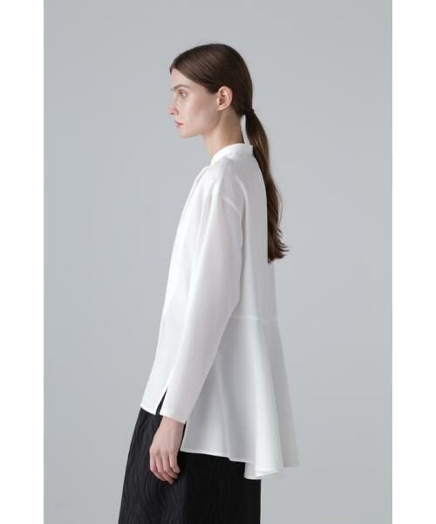 ADORE アドーア ドビークロスブラウス トップス シャツ ブラック