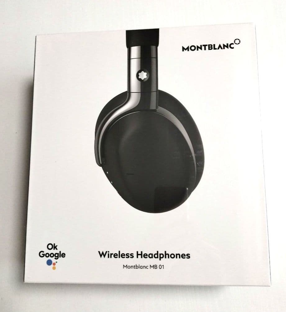 再値下げ！レア MONTBLANC MB 01 黒 ワイヤレスヘッドフォン