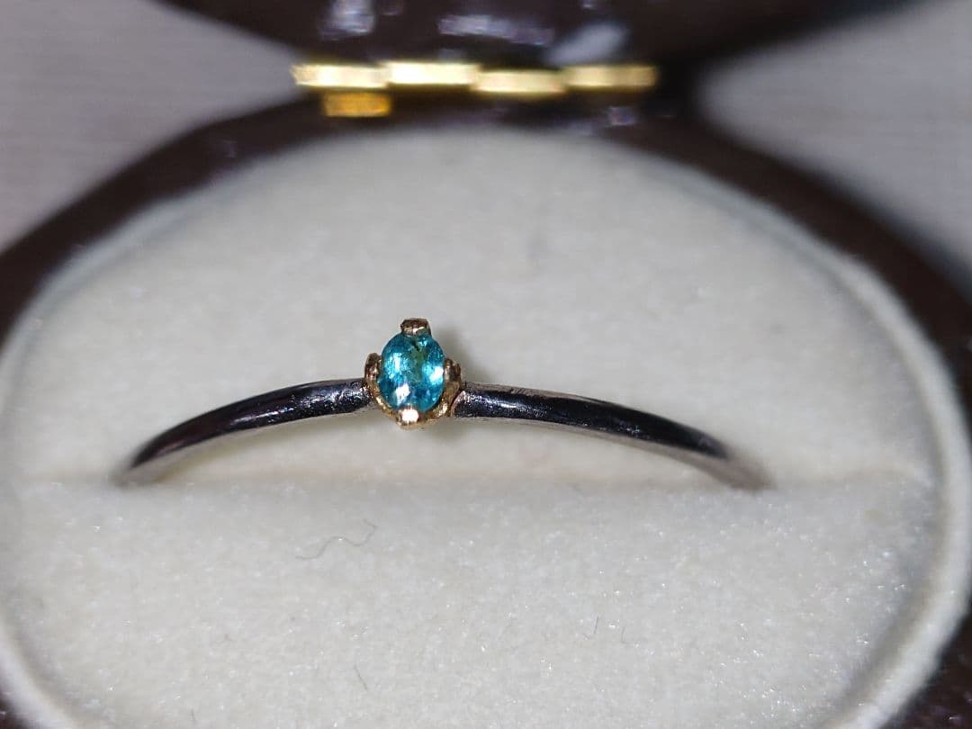 パライバトルマリン　リング　バターリャ産　12号