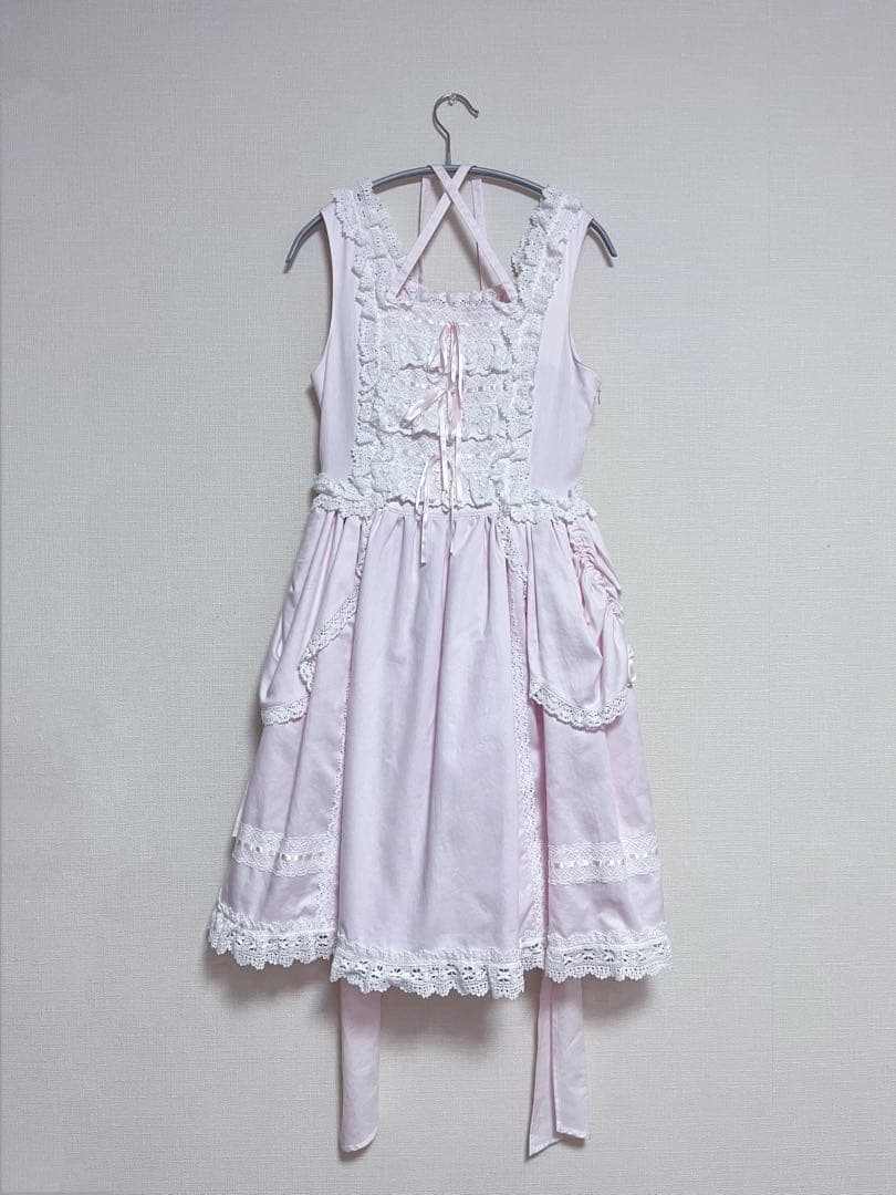 BABY キュドパリジャンパースカート JSK ピンク