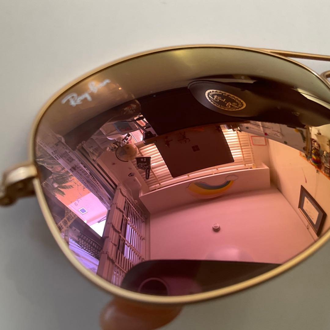 レイバン　サングラス　ミラーレンズ