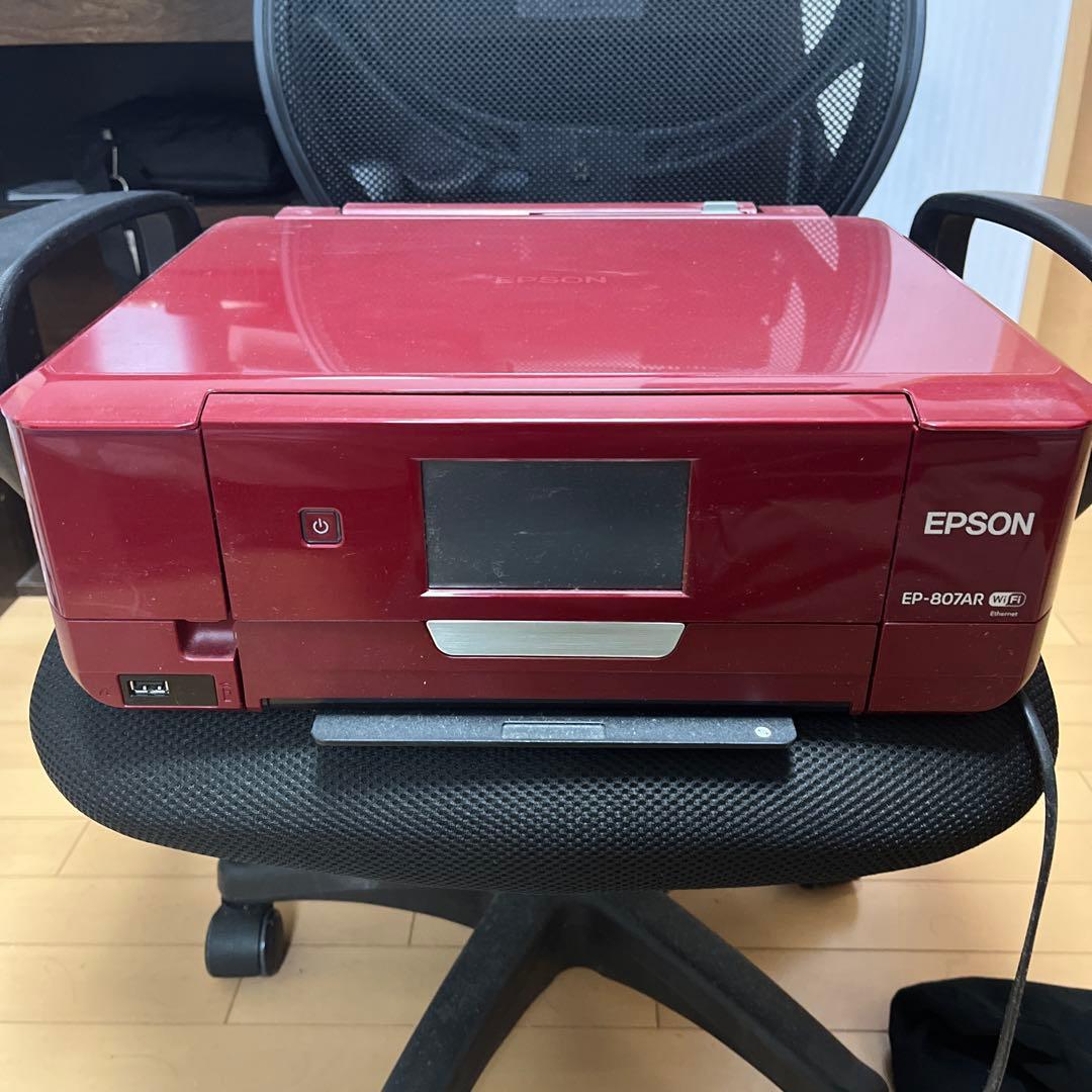 EPSON インクジェットプリンター EP-807A レッド