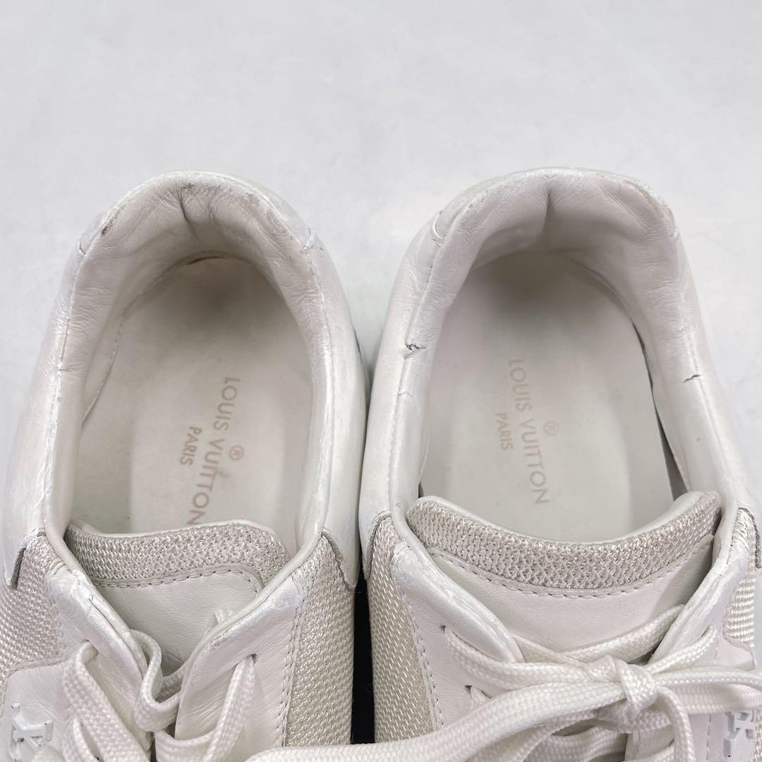 美品 ルイヴィトン ランアウェイ デニム スニーカー 6.5 モノグラム