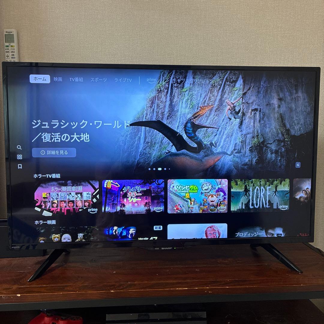 2021年製 SHARP 4T-C40BH1 40インチ液晶テレビ 保証書 取説