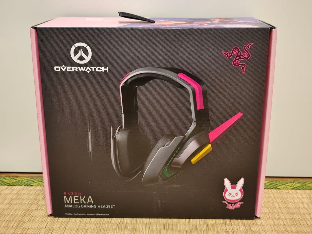 OverWatch D.Va Razer Meka ゲーミングヘッドセット