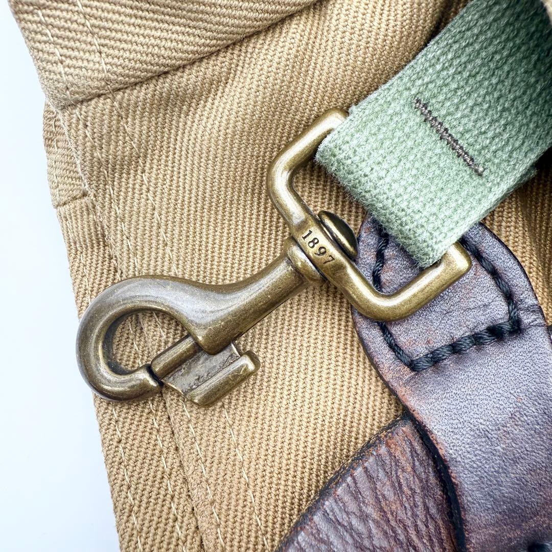 フィルソン オープントートバッグ ラゲッジ ツイル 肩掛け A4可 タン