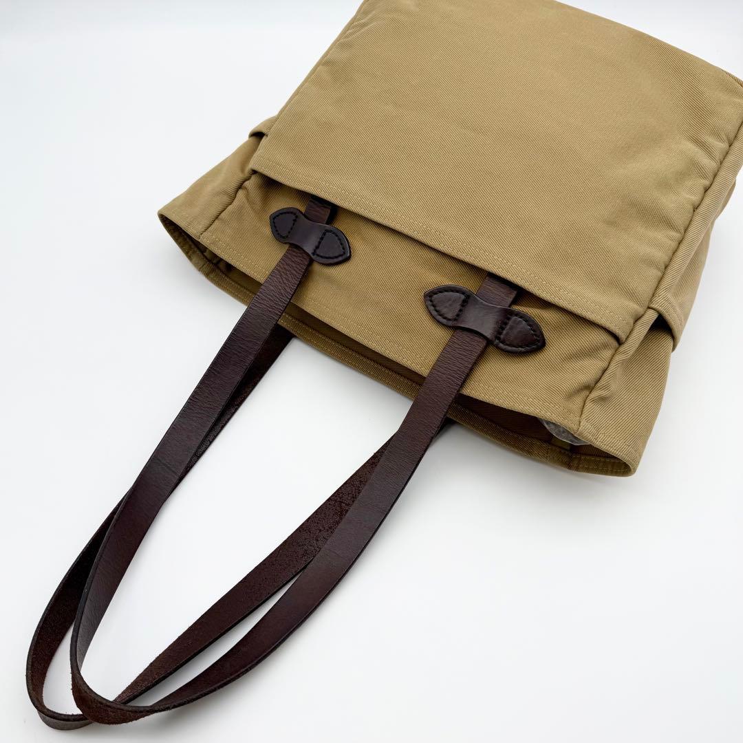 フィルソン オープントートバッグ ラゲッジ ツイル 肩掛け A4可 タン