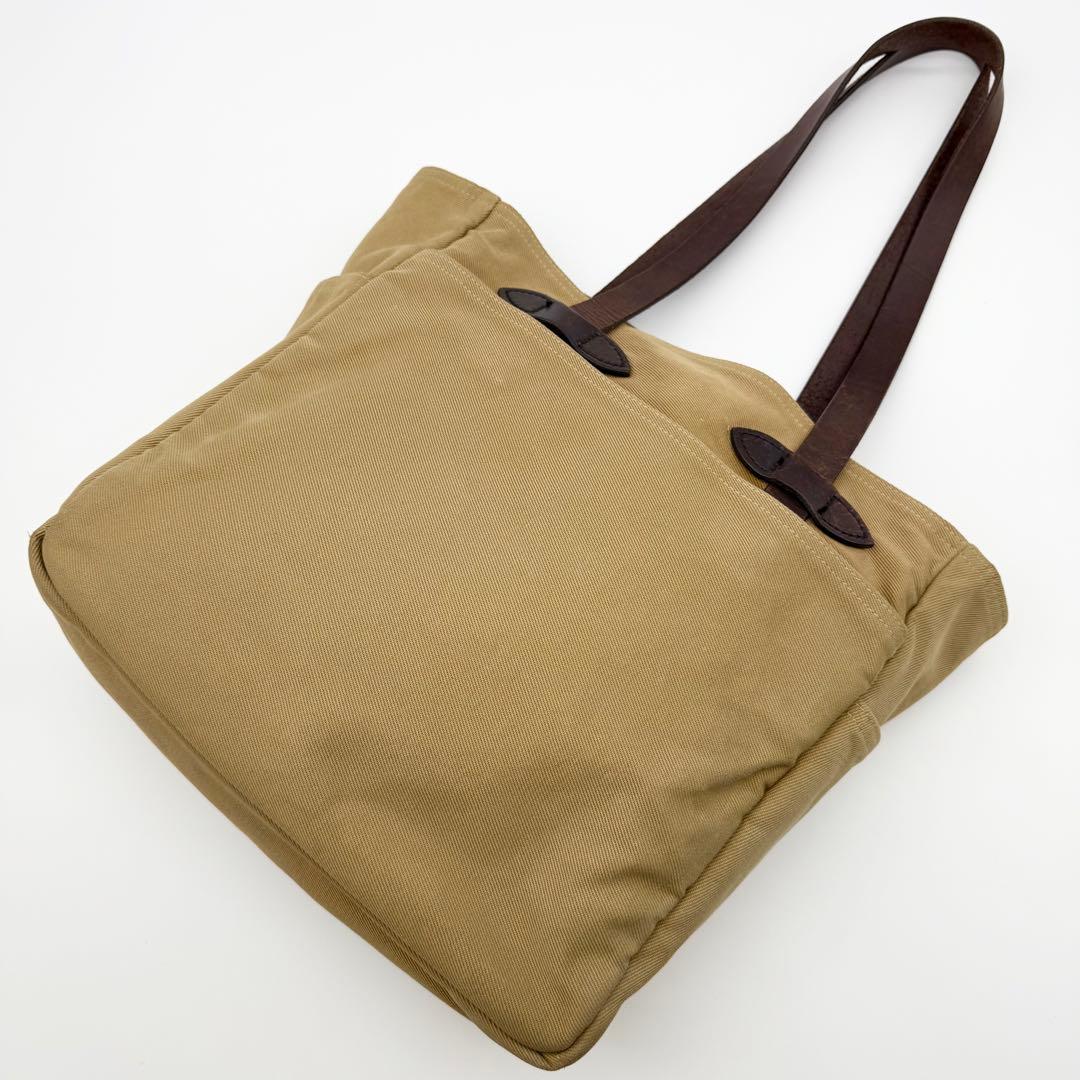 フィルソン オープントートバッグ ラゲッジ ツイル 肩掛け A4可 タン