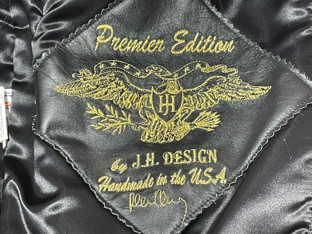 ジェフハミルトン シカゴブルズ 3連覇記念レザージャケット 革ジャン USA製