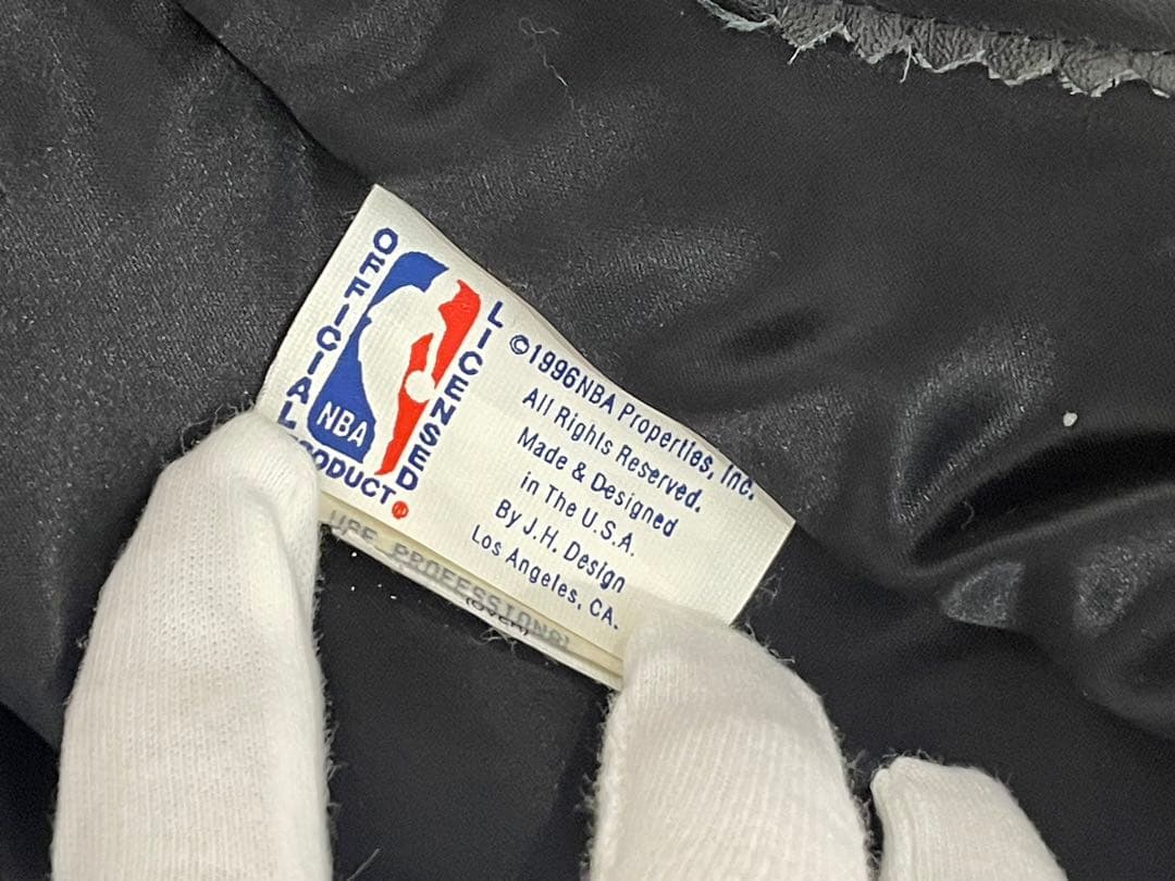 ジェフハミルトン シカゴブルズ 3連覇記念レザージャケット 革ジャン USA製