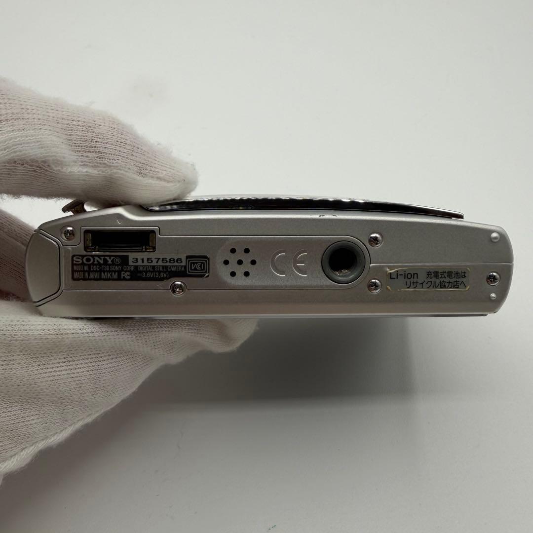 SONY ソニー サイバーショット デジタルカメラDSC-T30 シルバー