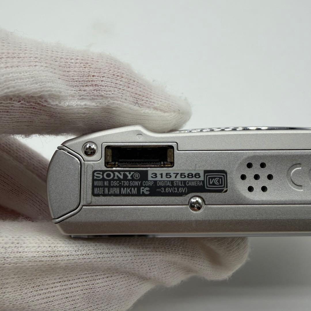 SONY ソニー サイバーショット デジタルカメラDSC-T30 シルバー