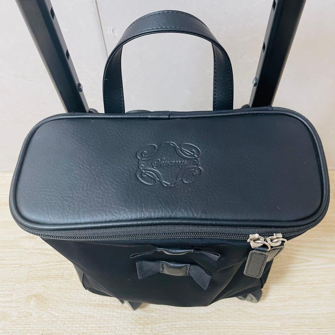 【美品】スワニー キャリーバッグ アミーカ 4輪ストッパー 17L