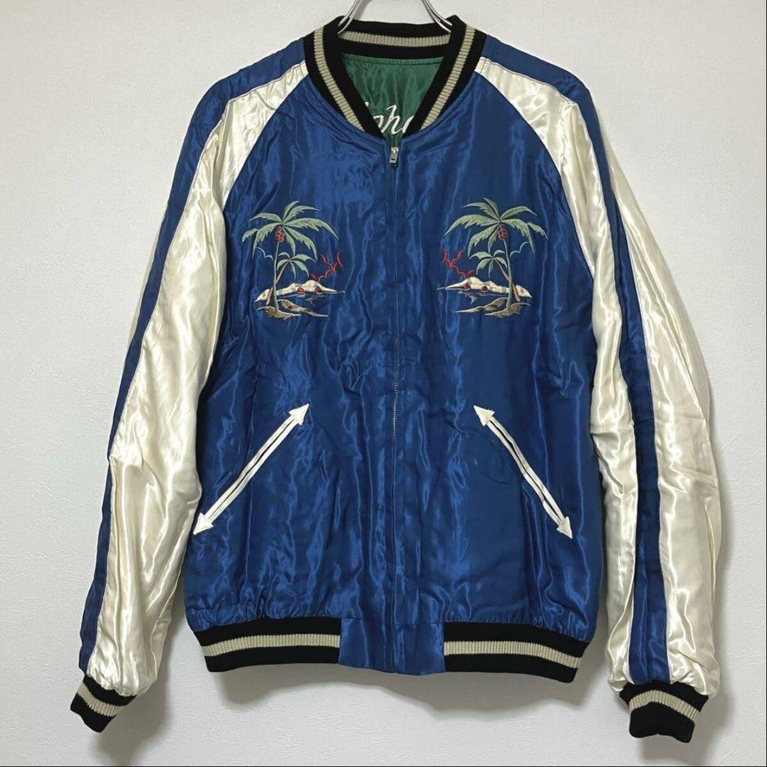 テーラー東洋 スカジャン 鷲と龍×ハワイマップ/XLサイズ