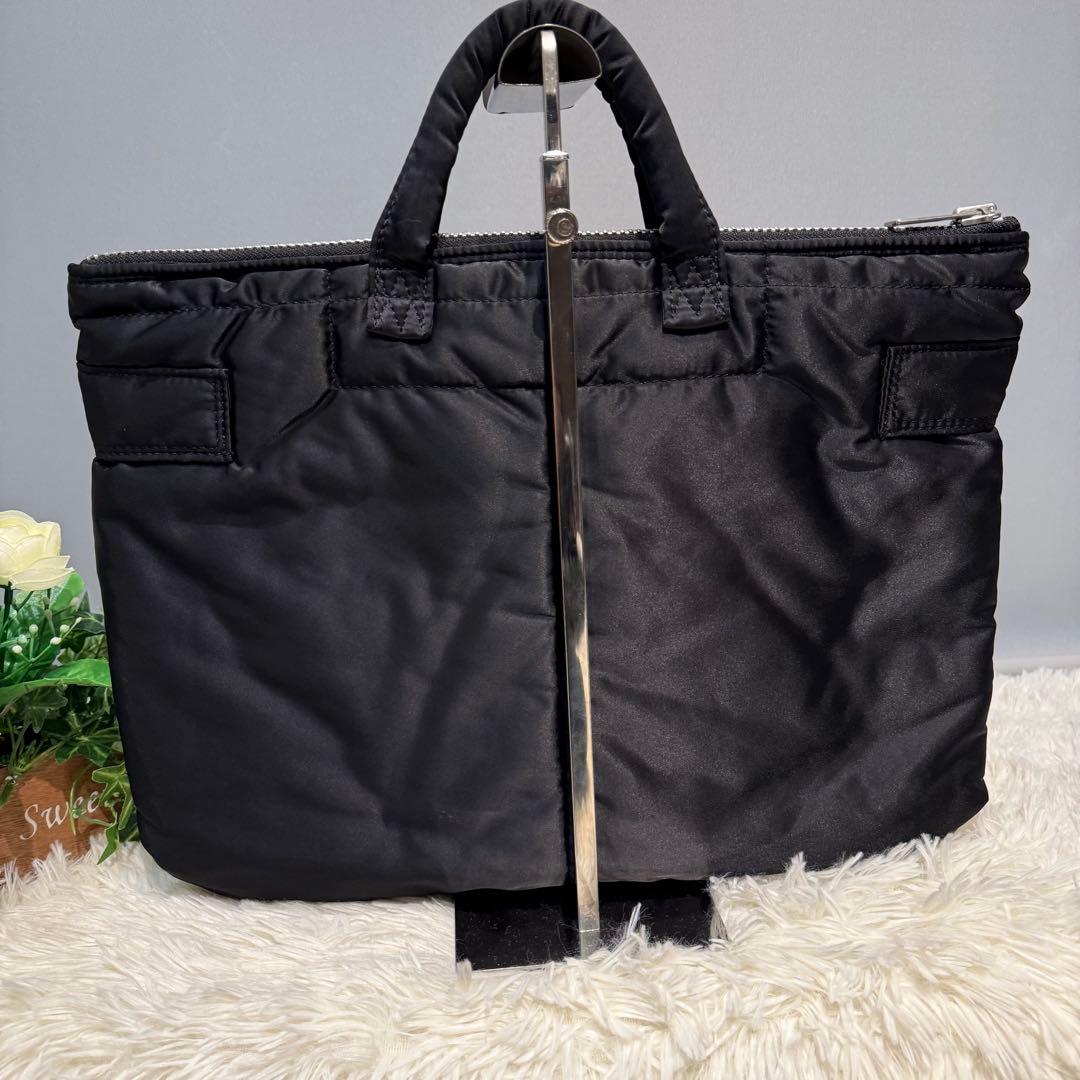 【極美品】ポーター タンカー ブリーフケース トートバッグ ビジネス ブラック