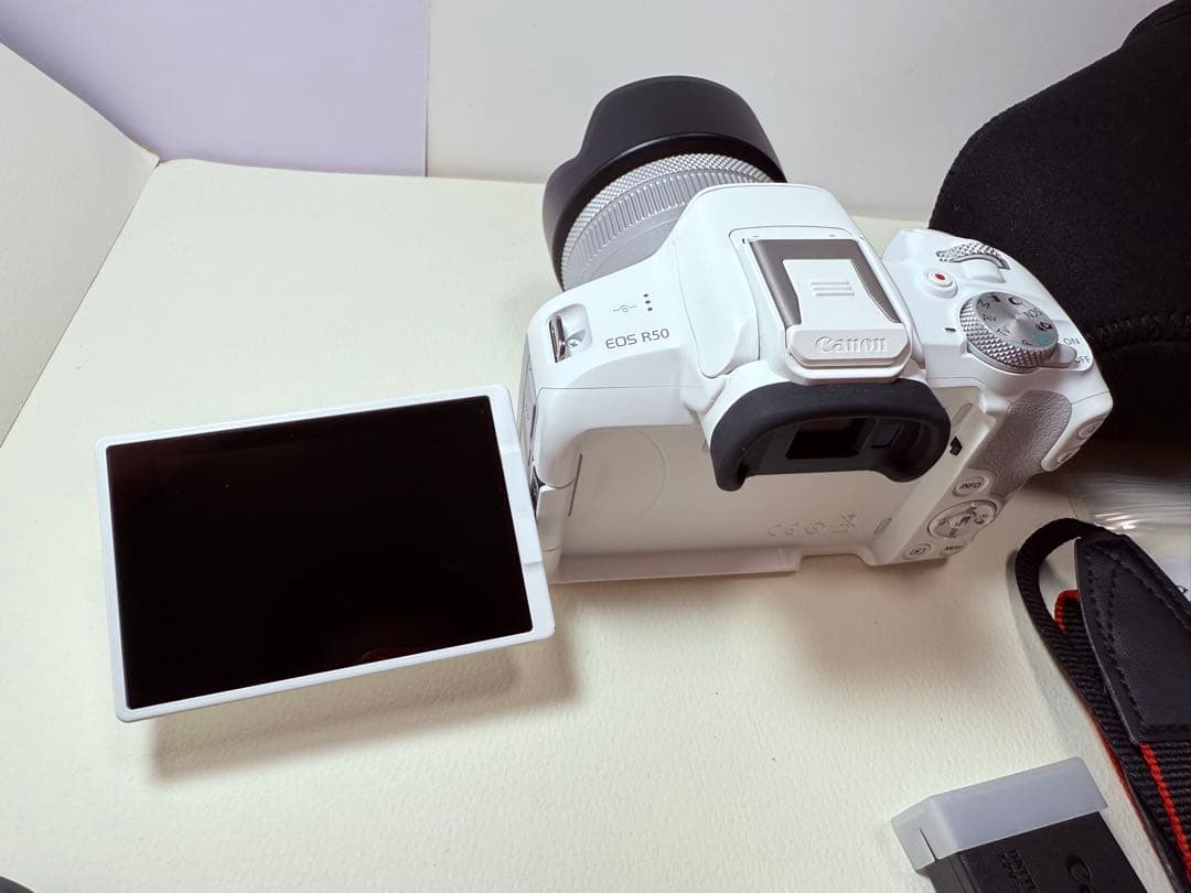 Canon EOS R50+レンズrf 18-45mm+sd card 32gb