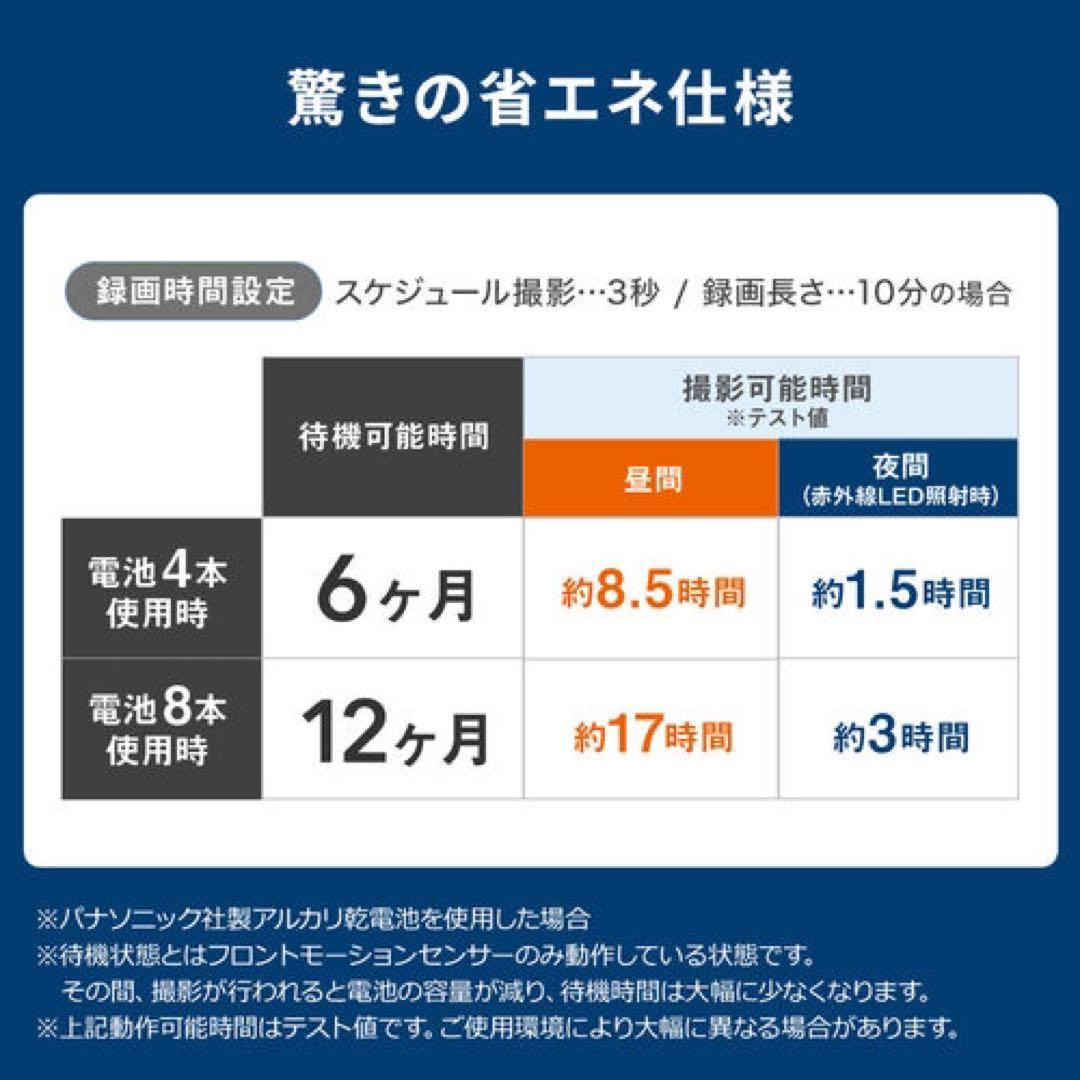 新品トレイルカメラ 防犯カメラ 4K 屋外ループ録画 乾電池式 防水防塵盗難防止