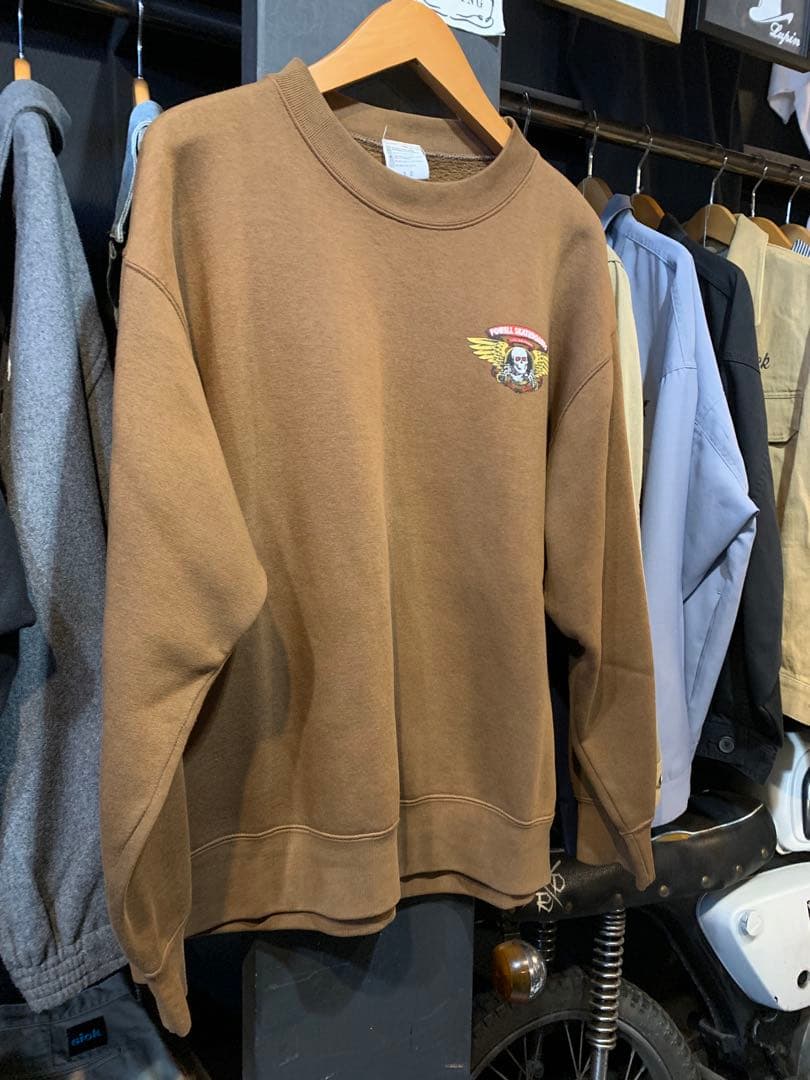 d*a様 パウエル★覗きボーン ブラウン powell スゥエット vintag