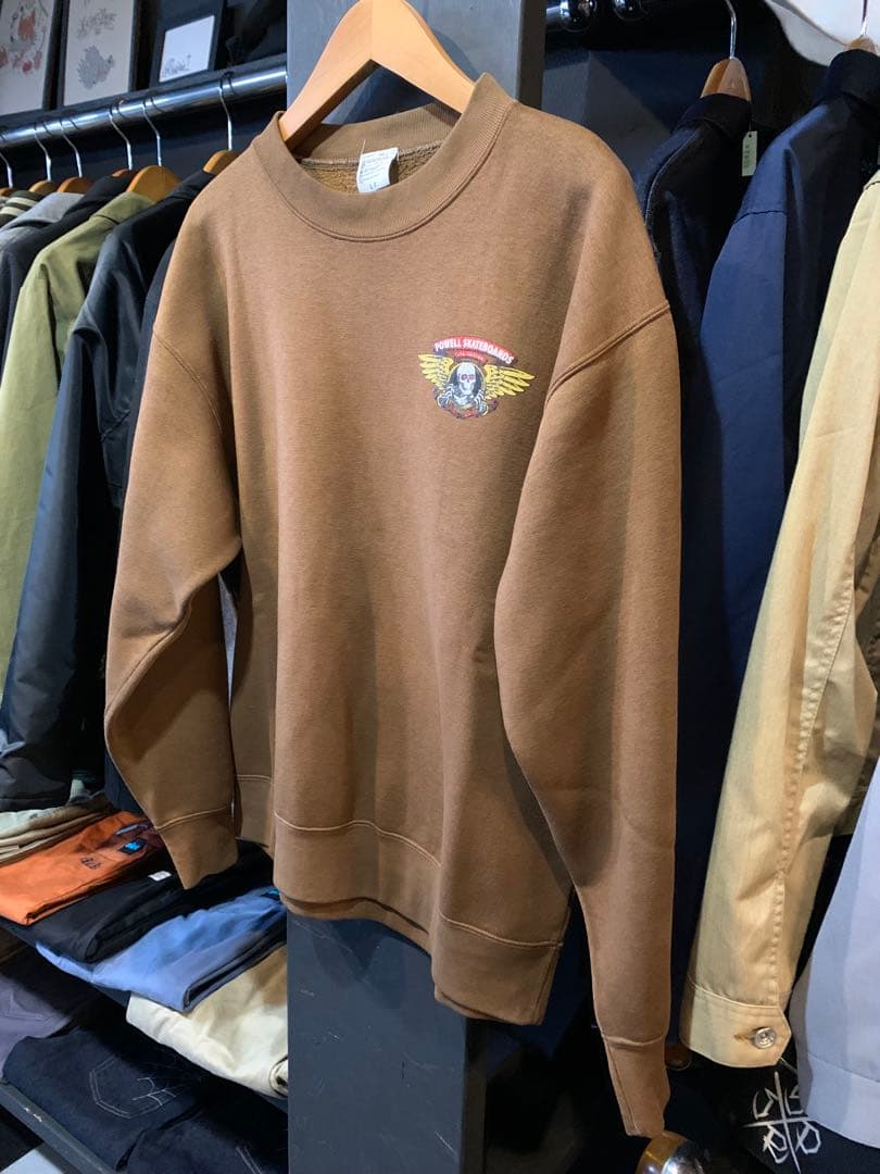 d*a様 パウエル★覗きボーン ブラウン powell スゥエット vintag