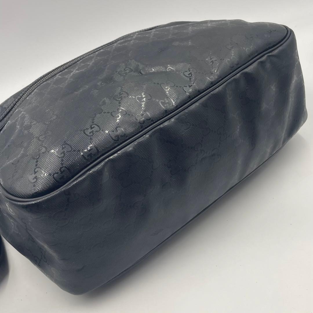 GUCCI グッチ ショルダーバッグ GG インプリメ メッセンジャー ブラック