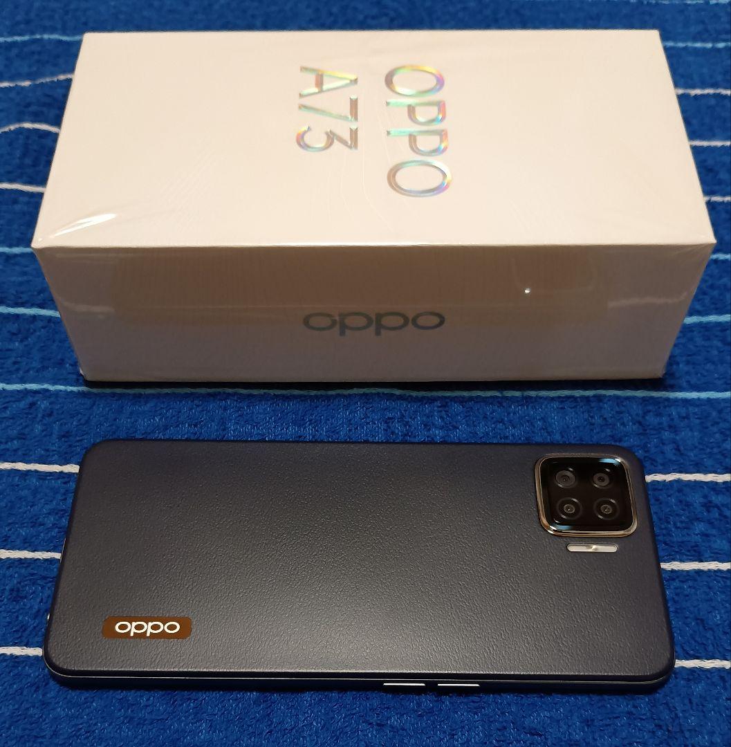OPPO A73 本体　ネイビーブルー　美品